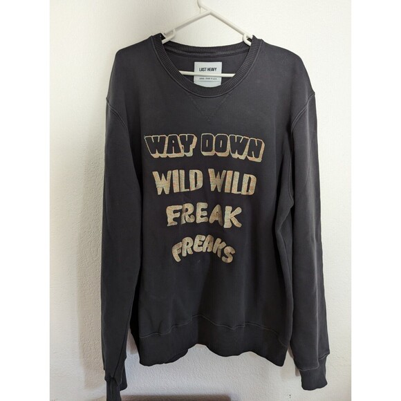 Last Heavy Crewneck Sweater Size Large Oversized - Picture 1 of 3